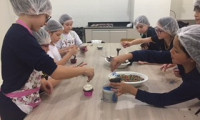 10.10.2018 - 3º ano do E.F. na cozinha pedagógica. Receita: CUPCAKES