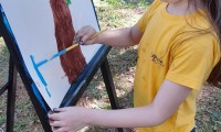 Crianças do Pré 2 desenvolveram uma pintura impressionista - 2022