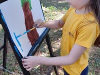 Crianças do Pré 2 desenvolveram uma pintura impressionista - 2022