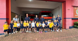 Pré 1 do CEAPZINHO no 12º Batalhão de Bombeiros Militar de Ijuí