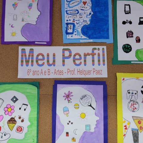Artes - Meu Perfil - 6° Ano A e B. Professor Helquer Paez