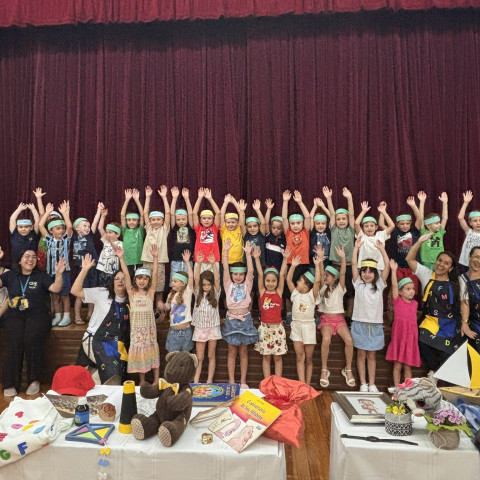 Recep&ccedil;&atilde;o dos novos alunos do CEAP -  1&deg; ano do EF