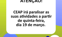 CEAP paralisa suas atividades