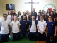 Terceirão em momento de reflexão