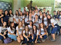 9º ano visita Museu Militar de Panambi