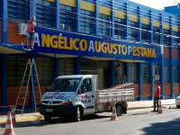 Novidades na fachada da escola