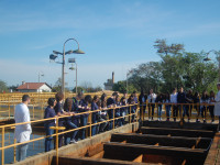 1º ano do EM em visita de estudos a ETE e ETA