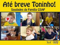 Despedida do Toninho hoje à tarde