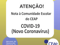 Nota à comunidade Escolar do CEAP