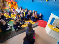 Surpresa para as crianças do pré 2