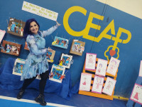 Escritora Léia Cassol visita o CEAPzinho
