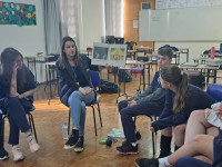 Atividades de conscientização com alunos do 7º ano do EF a 3ª série do EM