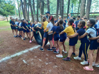 Diversão na integração de início de ano