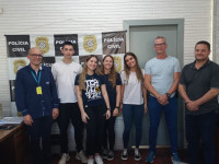 6.6.24 - Alunos do Terceirão visitaram a Polícia Civil