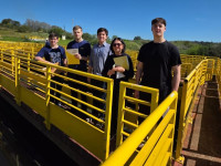 Visita técnica à Estação de Tratamento de Esgoto de Ijuí